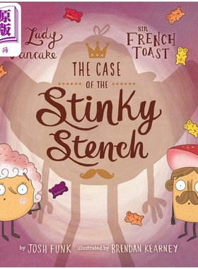 进口原版 *煎饼太太和吐司先生2 臭气冲天事件 Case of the Stinky Stench 英文原版 儿童绘本 故事图画书 精装绘本   Sterling