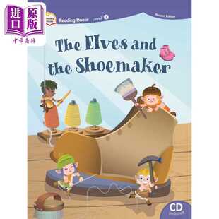 进口原版 *敦煌书局 音乐戏剧读物系列 Reading House 2 The Elves and the Shoemaker 阅读大本营第二版2 鞋匠与小   台湾敦煌书