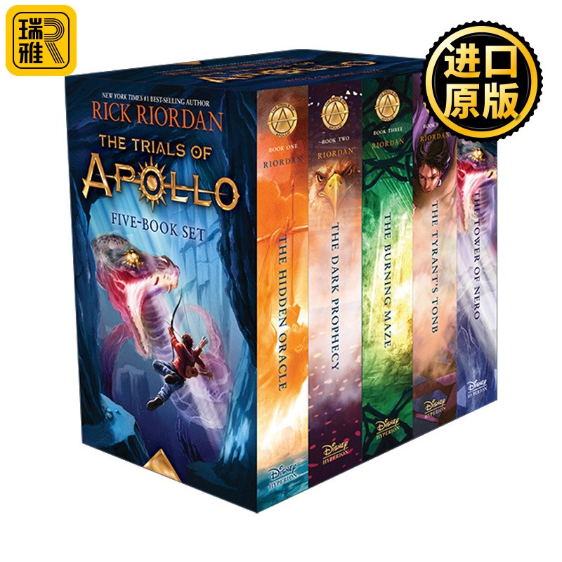 进口原版 英文原版 Trials of Apollo The 5-Book Paperback Boxed Set 阿波罗的审判 5本套装 英文版 进口英语原版书籍