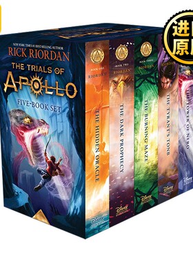 进口原版 英文原版 Trials of Apollo The 5-Book Paperback Boxed Set 阿波罗的审判 5本套装 英文版 进口英语原版书籍