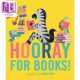 精装 4岁到7岁 为阅读欢呼 Brian Won 动物 儿童图画书 进口原版 英文原版 Hooray Books Houghton Mifflin for