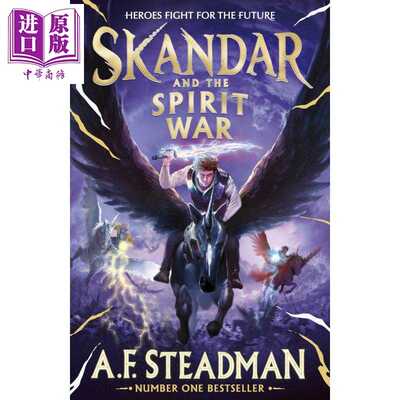 进口原版 *斯坎达系列5 斯坎达与灵魂战争 精装 Skandar and the Spirit War 英文原版  AF Steadman 奇幻英雄   Simon & Schuster