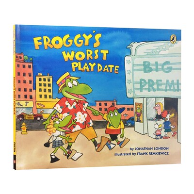 进口原版 小青蛙弗洛格糟糕的约会 英文原版 Froggy's Worst Playdate 大开绘本 英文版 Jonathan London 进口英语原版书籍