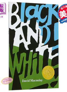 进口原版 *英文原版Black and White 黑与白David Macaulay   Houghton Mifflin