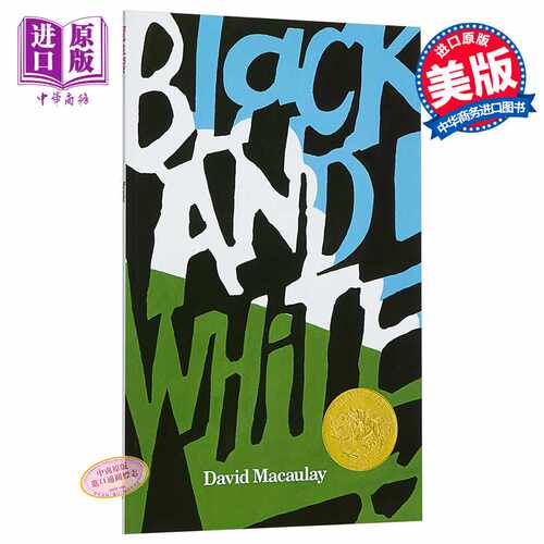 进口原版 *英文原版Black and White 黑与白David Macaulay   Houghton Mifflin