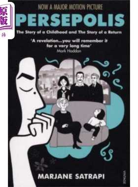 进口原版 *我在伊朗长大I II 图画小说 英文原版 Persepolis I  II Marjane Satrapi   Vintage UK