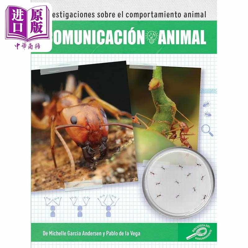 进口原版 *Spanish Science Readers Comunicación animal Grade 1-4  西班牙语原版少儿科普读物 动物交流   Rourke