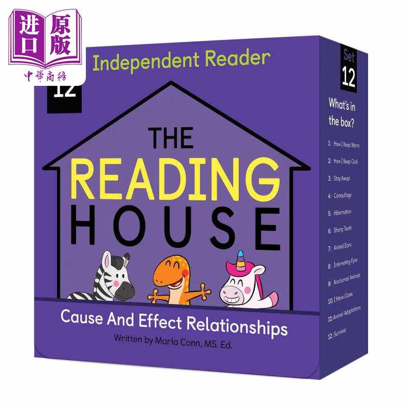 进口原版 *The Reading House Set 12 Cause & Effect 阅读小房子12级 英文原版 儿童绘本 分级阅读 Marla Conn 4-8   Random Hous