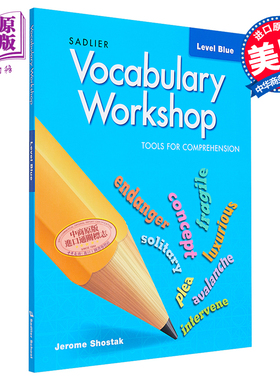 进口原版 *词汇工作坊学生书五年级 Vocabulary Workshop 2022 Student Grade 6 Level A 小学英语 英文原版进口教   Sadlier