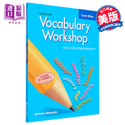 进口原版 *词汇工作坊学生书五年级 Vocabulary Workshop 2022 Student Grade 6 Level A 小学英语 英文原版进口教   Sadlier