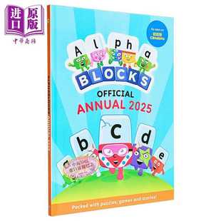 进口原版 *字母积木年鉴手册2025 Alphablocks Annual 2025 英文原版 儿童卡通动画 字母知识学习 游戏绘本图画书 Sweet Cherry