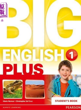 进口原版 *Big English Plus American Edition 1 Students Book DK韦氏儿童词典 2020版 英语教辅练习 英文原版 进   Pearson Edu