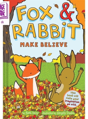 进口原版 *Gergely Dudas 狐狸与兔子2 Fox & Rabbit 2 Make Believe 英文原版小初文学 桥梁漫画图像小说 进口图书   Abrams Book