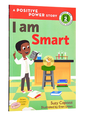 进口原版 *正能力小故事2级 我很聪明 英文原版 I Am Smart(A Positive Power Story) 分级读物 3-6岁 贴纸书   Rodale Press Inc.