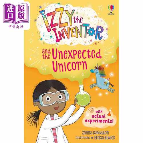 进口原版 *Izzy the Inventor and the Unexpected Unicorn 伊兹与独角兽 英文原版 进口图书 章节故事书 儿童读物    Usborne Pub