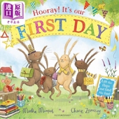 Adventure英文原版 Lift 儿童绘本 Our 图画故事书 Bloomsbury Hooray First 小兔兔一族 开学日 进口原版 Flap the Its Day