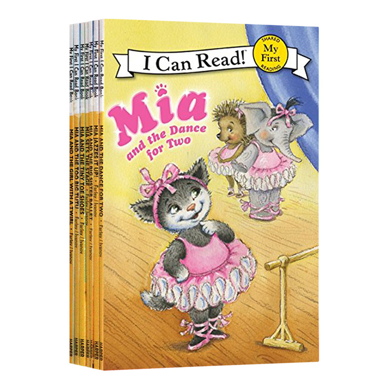 进口原版 My First I Can Read 英文原版绘本 mia系列芭蕾小猫米娅7本套装入门绘本 汪培珽第一阶段推荐书单 进口儿童亲子启蒙