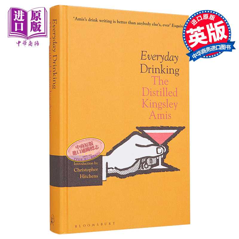 进口原版 *日常小酌 英文原版 Everyday Drinking The Distilled Kingsley Amis   Bloomsbury UK