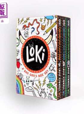 进口原版 *洛基日记 1-3套装 平装 Loki A Bad Gods Box Set 英文原版 Louie Stowell   Walker Books Ltd