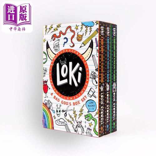 进口原版 *洛基日记 1-3套装 平装 Loki A Bad Gods Box Set 英文原版 Louie Stowell   Walker Books Ltd