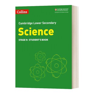 进口原版 柯林斯剑桥初中科学学生用书 第九阶段 英文原版 Collins Cambridge Lower Secondary Science Stage 9 英文版 进口英