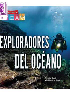 进口原版 *Spanish Science Readers: Exploradores del océano K-2年级 5-8岁 西班牙语原版少儿科普读物 海洋探   Rourke