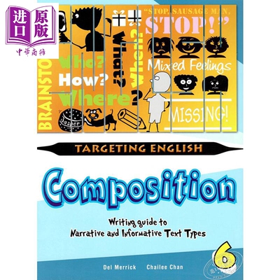 进口原版 *【新加坡英语教材】Targeting English Composition Book 6 目标英语作文6 含答案 小学英语作文写作 7-1   Star Publis