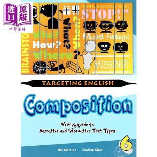 进口原版 *【新加坡英语教材】Targeting English Composition Book 6 目标英语作文6 含答案 小学英语作文写作 7-1   Star Publis