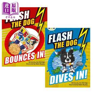 虫子俱乐部 8岁 故事2册套装 Dog 进口原版 the 闪光狗 Story Pearson Club Bug 小学3 阅读图画书 Flash 培生