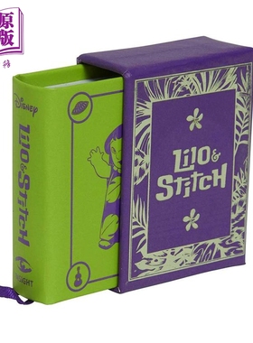 进口原版 *迪士尼史迪奇 迷你书 Disney Lilo and Stitch Tiny Book 英文原版 Khaled Hosseini   Insight Editions