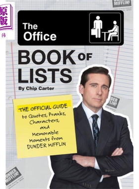 进口原版 *美剧 办公室 官方指南 英文原版 The Office Book of Lists The Official Guide to Quotes Pranks Chip    Running Pre