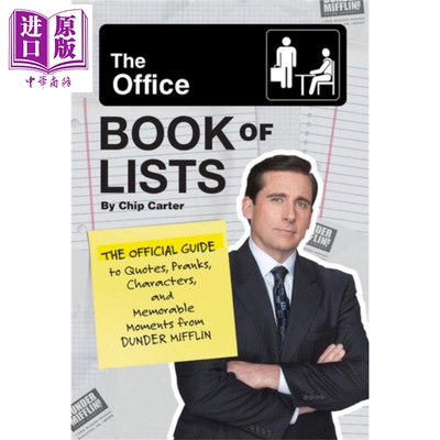 进口原版 *美剧 办公室 官方指南 英文原版 The Office Book of Lists The Official Guide to Quotes Pranks Chip    Running Pre