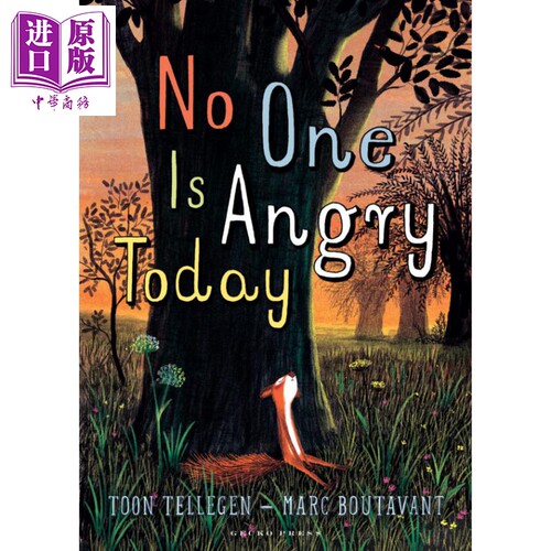 进口原版 *Marc Boutavant No One Is Angry Today 今天没人生气 英文原版 进口原版 6岁到12岁 儿童绘本 Toon Tell   Gecko Press