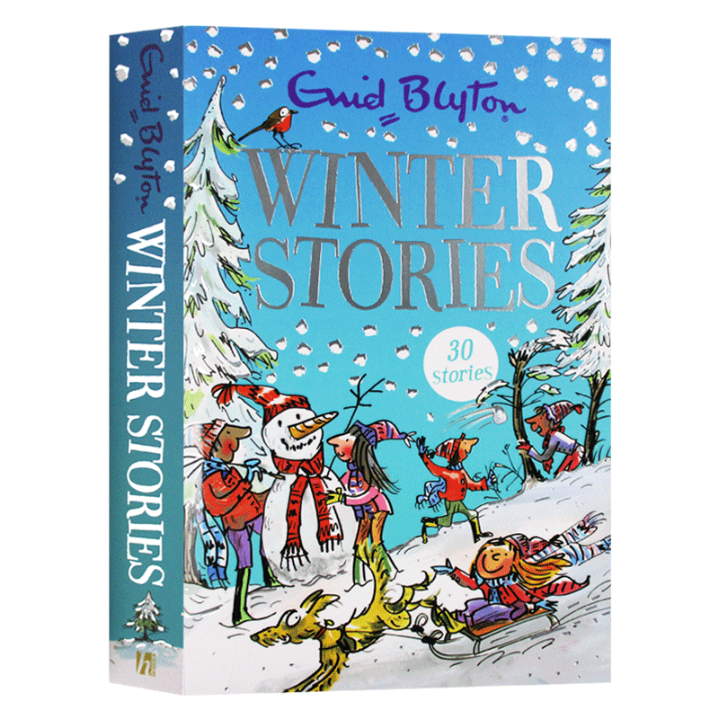 进口原版 伊妮德布莱顿冬日故事30个故事合集 英文原版 Enid Blyton Winter Stories Contains 30 classic tales儿童桥梁章节书