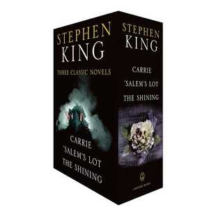 Shining 英文原版 The 3部经典 Classic Set Salem Box Lot Novels 英 小说套装 King Stephen 史蒂芬·金 Carrie 进口原版