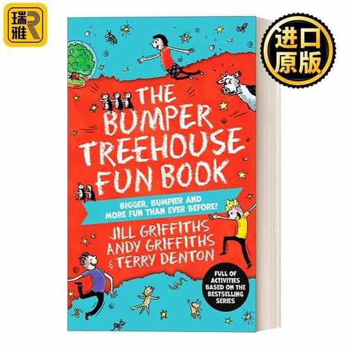 进口原版 英文原版 The Bumper Treehouse Fun Book 小屁孩树屋系列 活动书解题游戏 儿童益智游戏 英文版 进口英语原版书籍