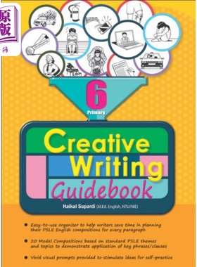 进口原版 *新加坡教辅 P6 Creative Writing Guidebook 六年级 创意写作指南   CPD
