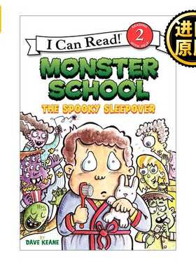 进口原版 英文原版 Monster School The Spooky Sleepover 怪物学校 幽灵夜宿 I Can Read level 2分级阅读 英文版 进口英语原