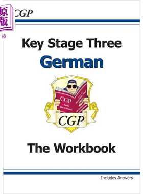 进口原版 *英国CGP KS3 German Workbook with Answers  CGP CGP Books