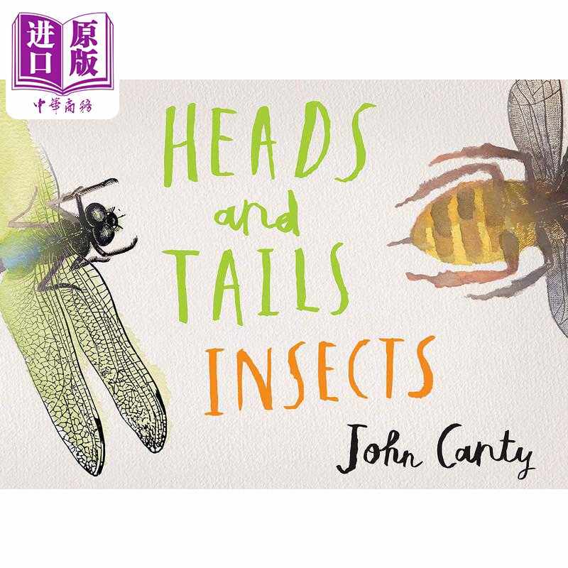 进口原版 *Heads and Tails: Insects 头与尾：昆虫 英文原版 进口图书 儿童绘本 动物知识百科图画书 自然科学儿童   Candlewick