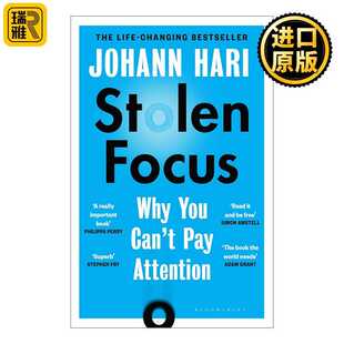 进口原版 Stolen Focus 被偷走的注意力 失联作者约翰·哈里新作 英文原版   Bloomsbury