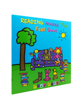 进口原版 小豆豆英文童书 Reading Makes You Feel Good 阅读的感觉真好 英文原版绘本 Todd Parr 托德·帕尔 淘弟有个大世界