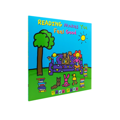 进口原版 小豆豆英文童书 Reading Makes You Feel Good 阅读的感觉真好 英文原版绘本 Todd Parr 托德·帕尔 淘弟有个大世界