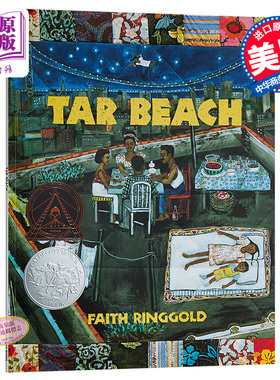 进口原版 *Tar Beach 沥青海滩 凯迪克银奖绘本 进口英文原版 焦油海滩 Faith Ringgold经典作品 名家绘本 大开本平   Dragonfly B