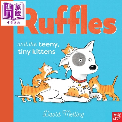 进口原版 *David Melling Ruffles and the Teeny Tiny Kittens 莱弗和小猫咪 睡前故事图画书 亲子哄睡绘本 英文原   Nosy Crow