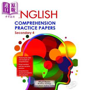 进口原版 *新加坡教辅 English Comprehension Practice4 英语综合练习卷初中4年级 英文原版 英语阅读理解   CPD Singapore EdＵ