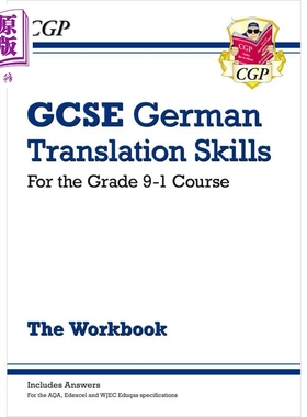 进口原版 *英国CGP GCSE German Translation Skills Workbook (includes Answers)   CGP Books