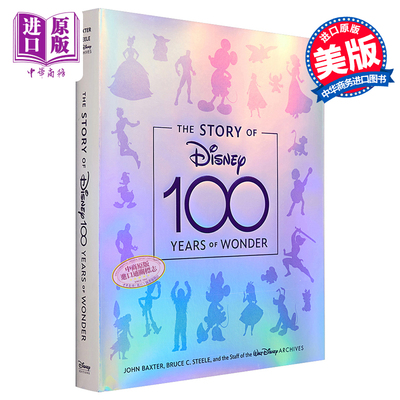 进口原版 *迪士尼100周年纪念画册 The Story of Disney: 100 Years of Wonder 进口艺术 迪士尼的故事:100年的奇遇   Disney Pres