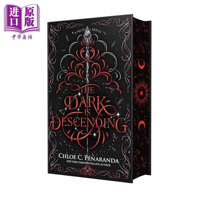 进口原版 *夜殒三部曲第3部 黑暗降临 爱情奇幻小说  Dark Is Descending 英文原版 Chloe C Penaranda   Bramble