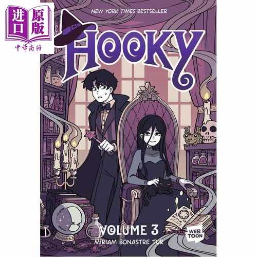 进口原版 *翘学小法师3 魔法学徒逃学日记 漫画 Hooky Volume 3 英文原版 Míriam Bonastre Tur 奇幻绘本小说   Clarion Books